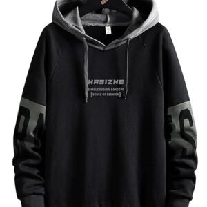 Men's Black Color Premium Quality Hoodie