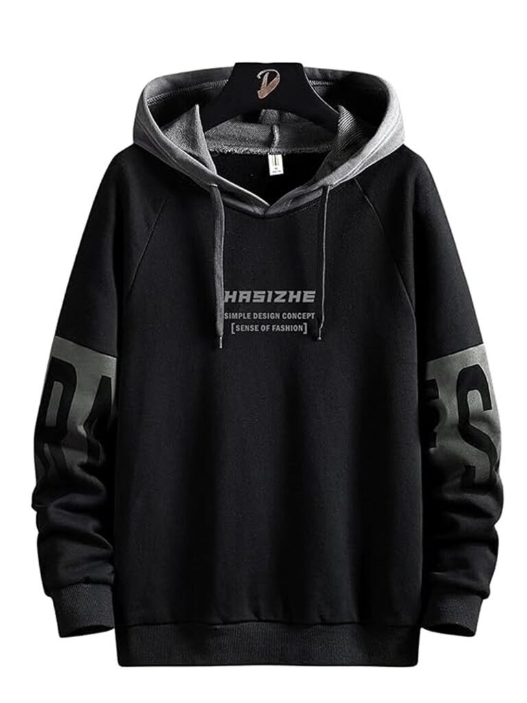 Men's Black Color Premium Quality Hoodie