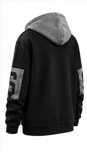 Men's Black Color Premium Quality Hoodie - Image 6