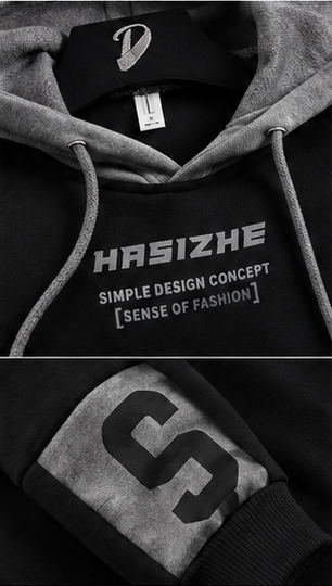 Men's Black Color Premium Quality Hoodie - Image 7