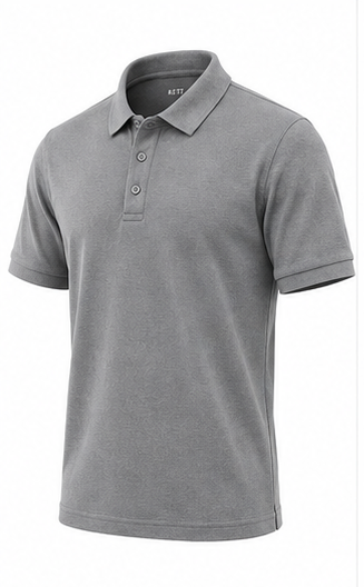 Grey Color T Shirt For Men - Premium Quality - Image 2