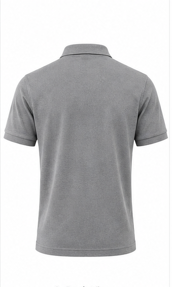 Grey Color T Shirt For Men - Premium Quality - Image 3